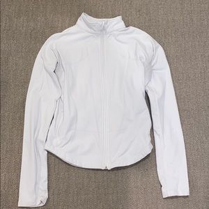 Lululemon white zip up